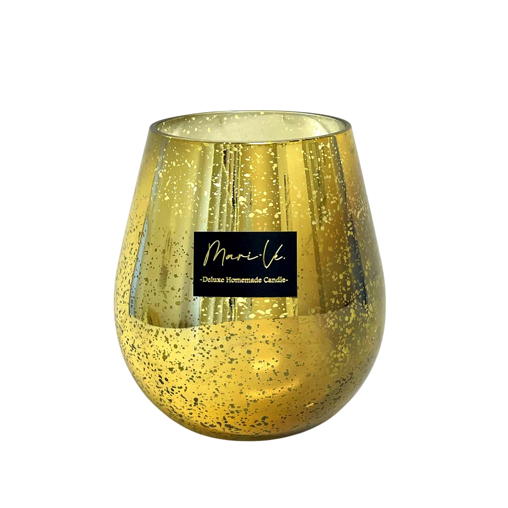 Sparkle Gold Oval - XL • Cashmere Geurkaars | 1200ml