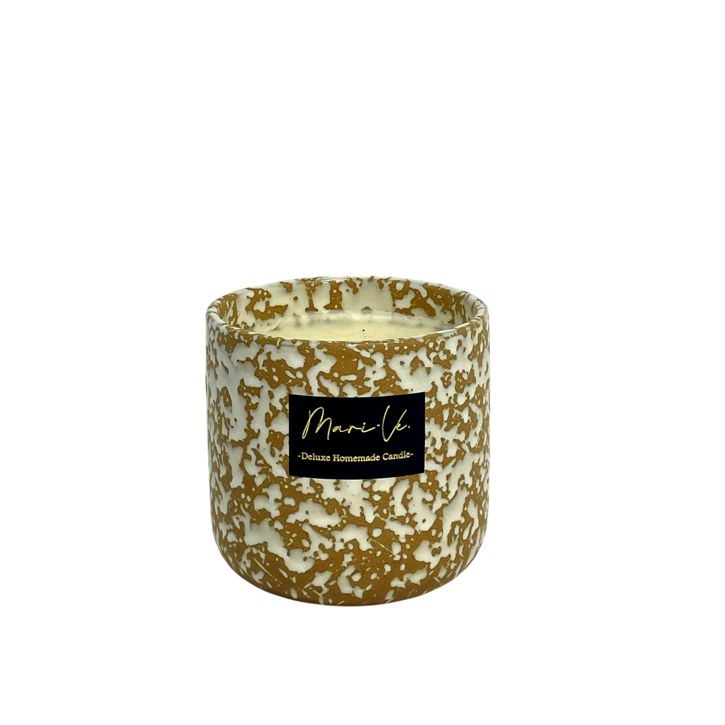 Keramische ronde witte kaarshouder in wit glazuur, navulbaar, 550 ml, geschikt voor duurzame verlichting.