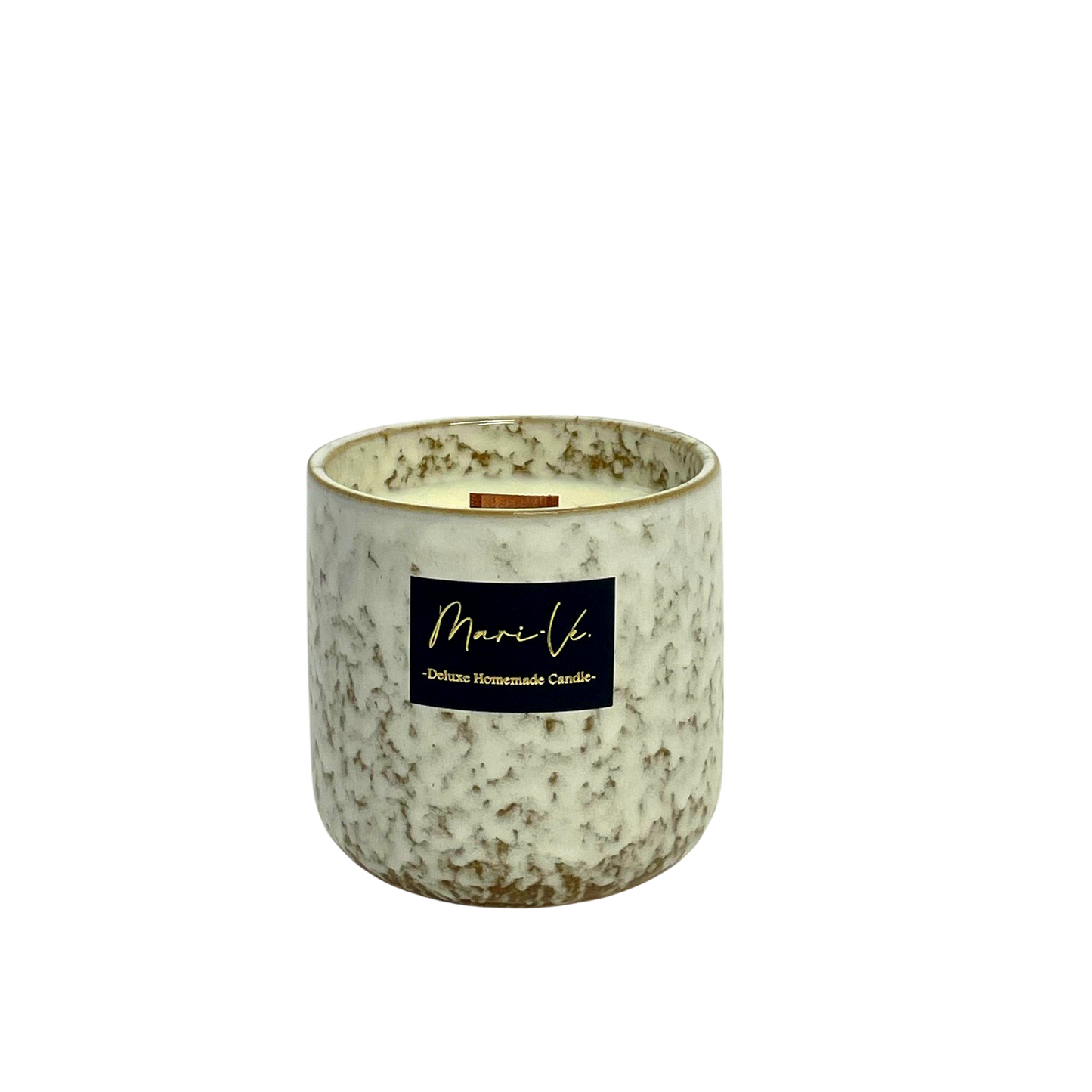 Keramische ronde witte kaarshouder in wit glazuur, navulbaar, 550 ml, geschikt voor duurzame verlichting.