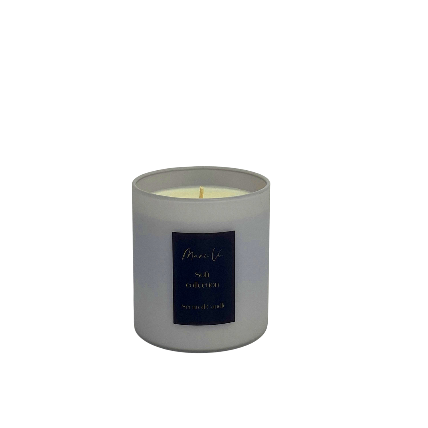 Lichtgrijze kandelaar met Orange Flower-geur, 450 ml.
