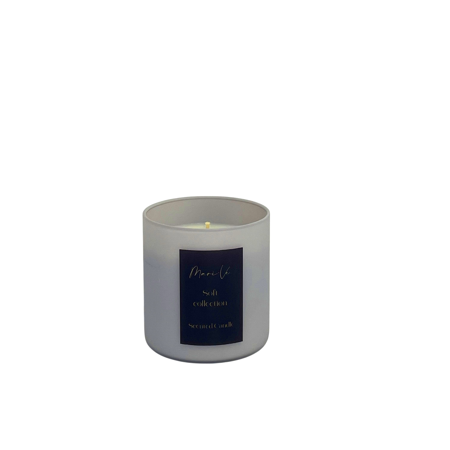 Lichtgrijze kandelaar met Orange Flower-geur, 280 ml.