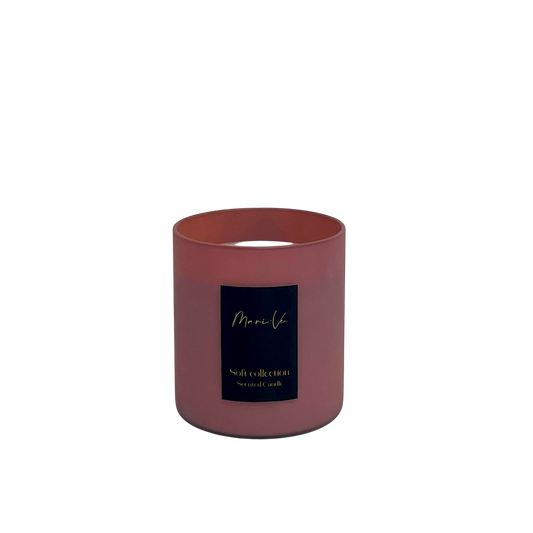 Lila kandelaar met Fresh Cotton-geur, 450 ml.