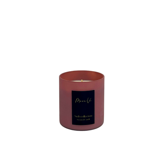 Lila kandelaar met Fresh Cotton-geur, 280 ml.