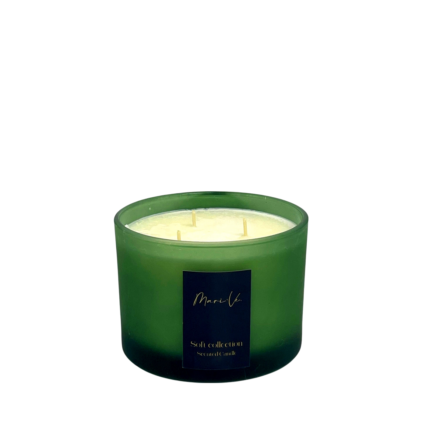 Groene kandelaar met Orange Flower-geur, 500 ml.