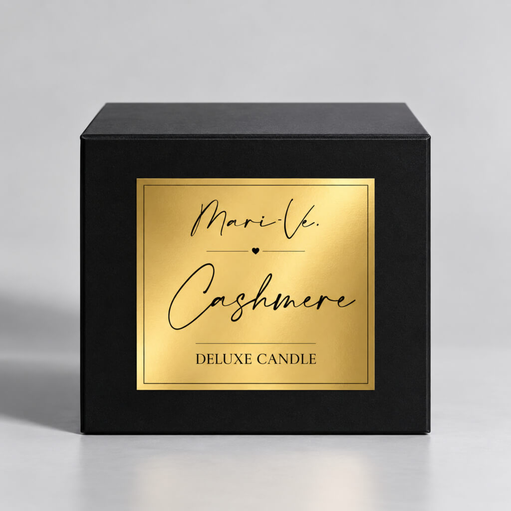Sparkle Gold Deluxe Geurkaars • Cashmere 405 g