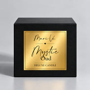 Bougie Parfumée Golden Deluxe – Oud Mystique
