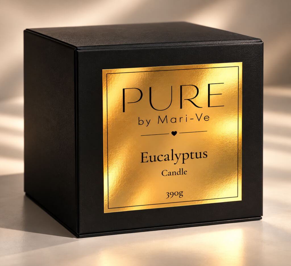 PURE Black Geurkaars –  Eucalyptus