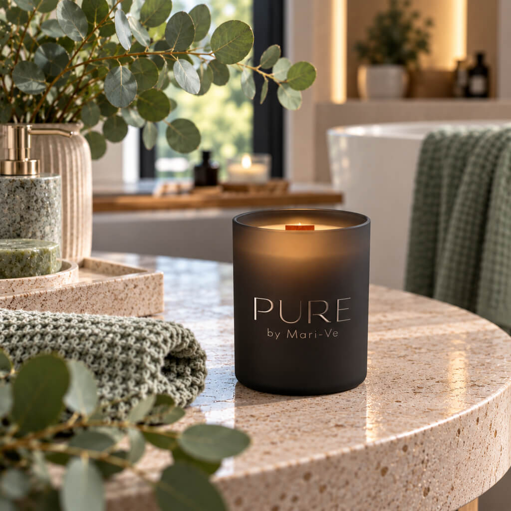 PURE Black Geurkaars –  Eucalyptus