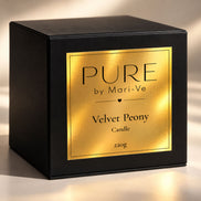 PURE Cream Geurkaars –  Velvet Peony
