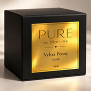 PURE Cream Geurkaars –  Velvet Peony