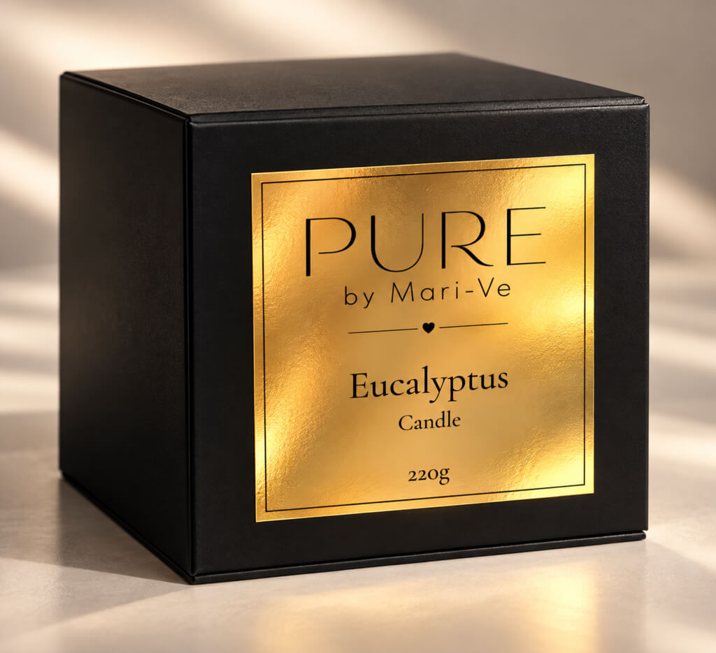 PURE Black Geurkaars –  Eucalyptus