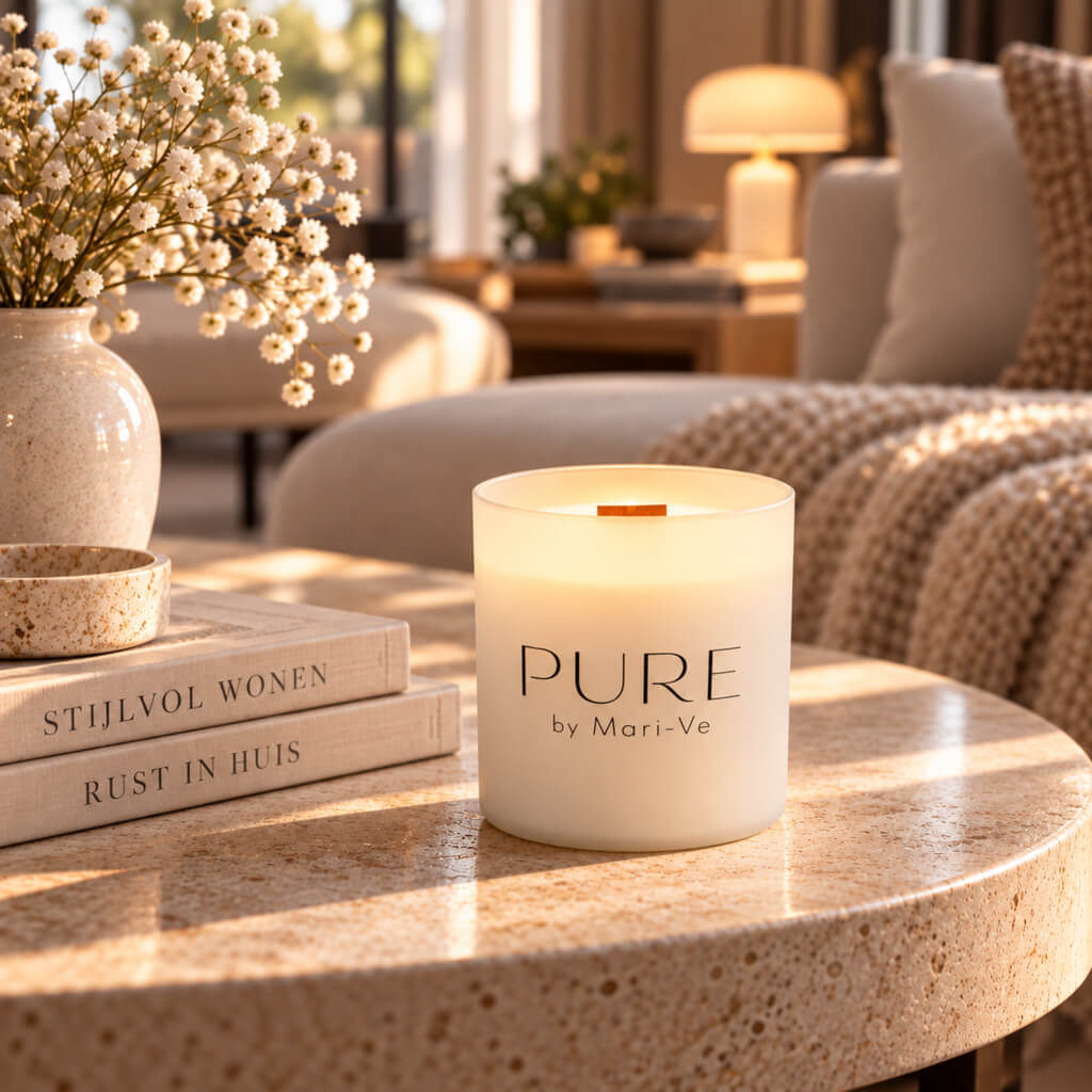 PURE White Geurkaars –  Cashmere
