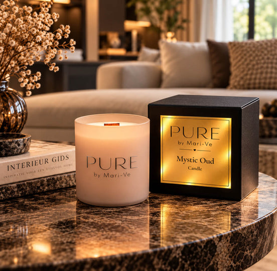 PURE Brown Scented Candle - Mystic Oud