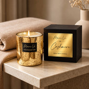 Sparkle Gold Deluxe Geurkaars • Cashmere 405 g