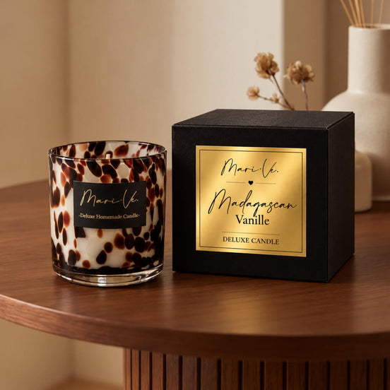 Red Wine Deluxe Scented Candle – Madagascan Vanilla