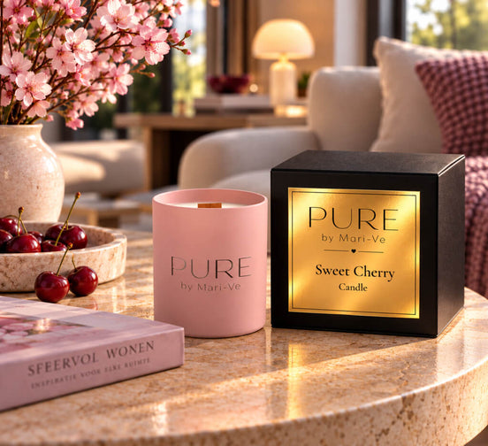 PURE Lilac Scented Candle – Sweet Cherry