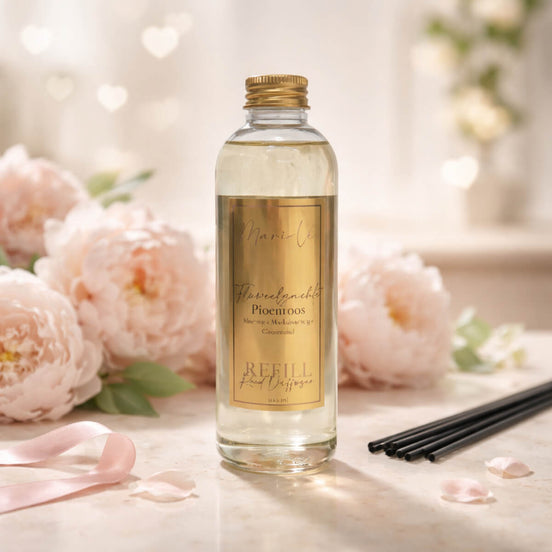 Refill Diffuser • Fluweelzachte pioenroos | 200 ml