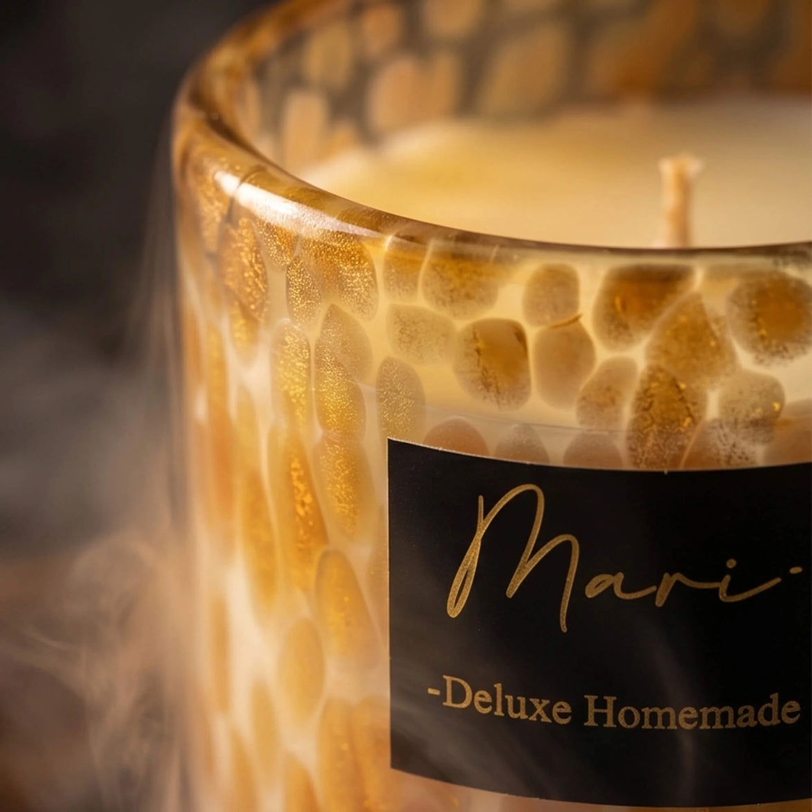Bougie Parfumée Golden Deluxe – Oud Mystique