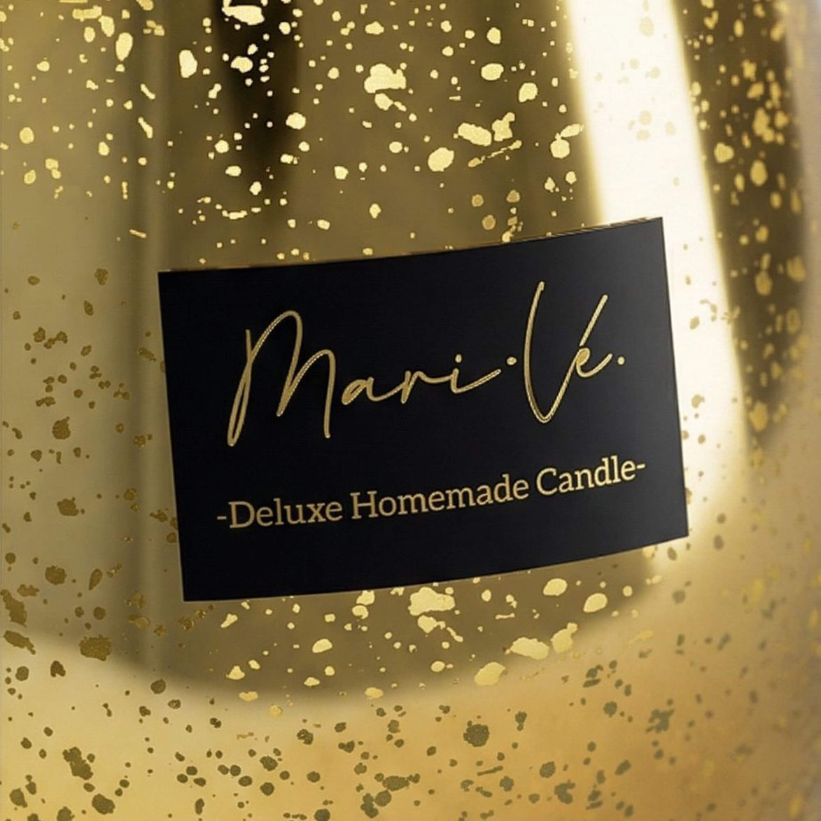 Sparkle Gold Oval – Cachemire | Grande Bougie Parfumée Édition | 1200 ml