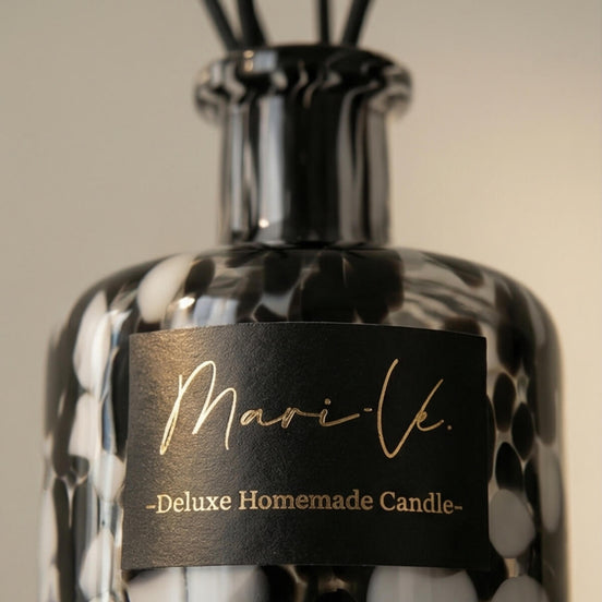 Black & White Interieurdiffuser – Fluweelzachte Pioenroos | 200 ml