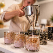 Refilling scented candles