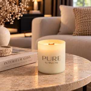 PURE Cream Geurkaars –  Velvet Peony
